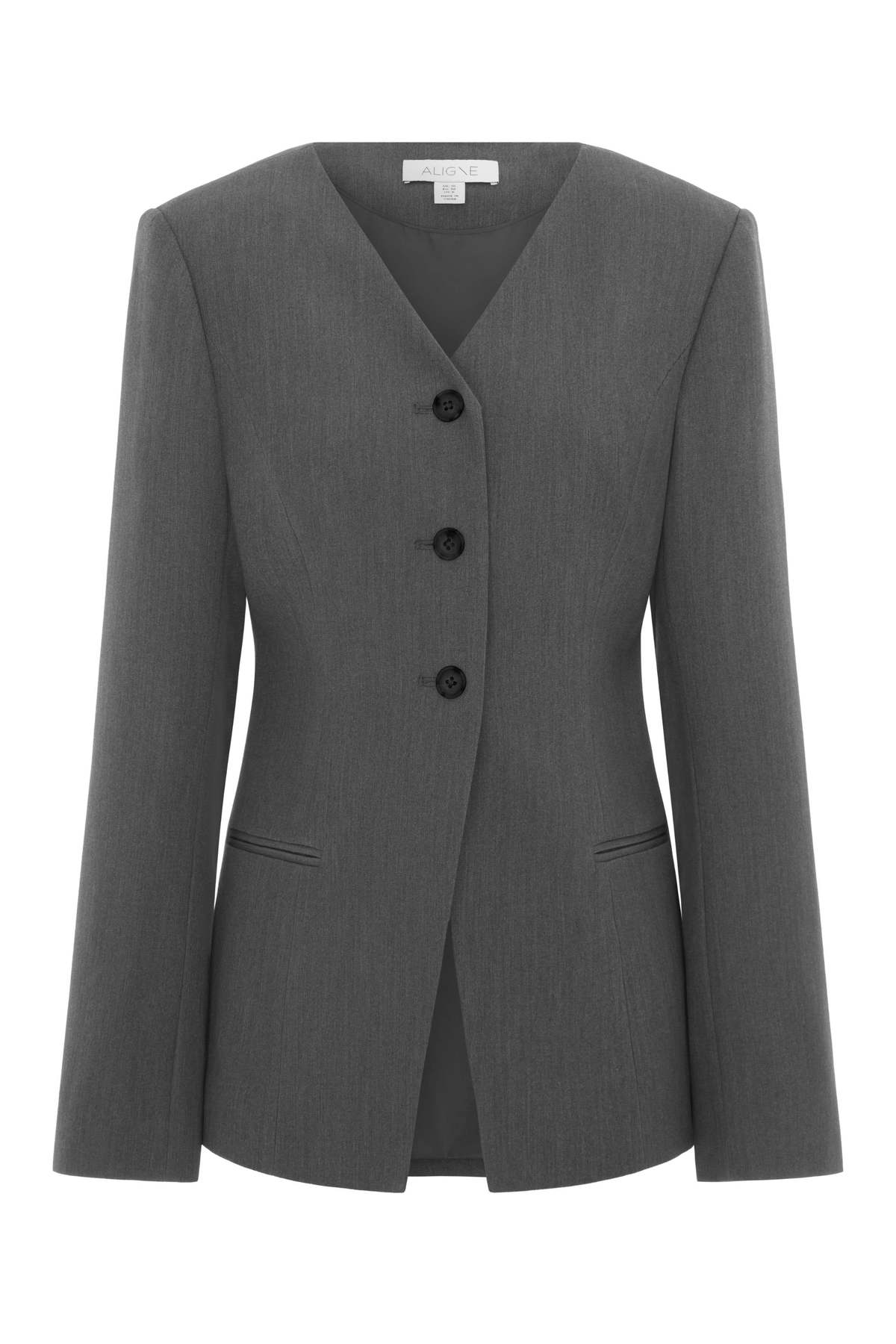 Aligne Daphne V Neck Waisted Blazer - Image 1 of 5