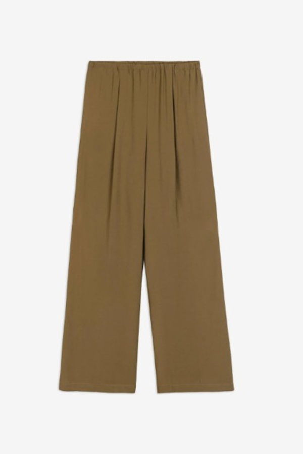 Alysi Wide Pull On Trousers - Olio