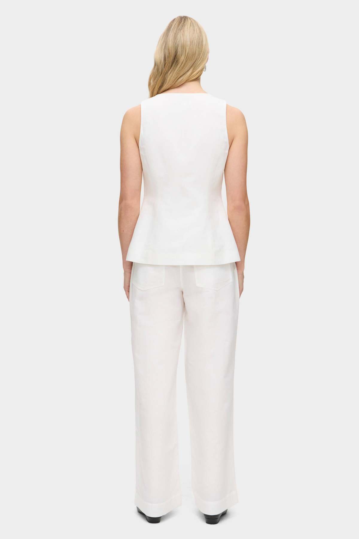 Aligne Lupin Linen Tie Waistcoat - Image 5 of 5