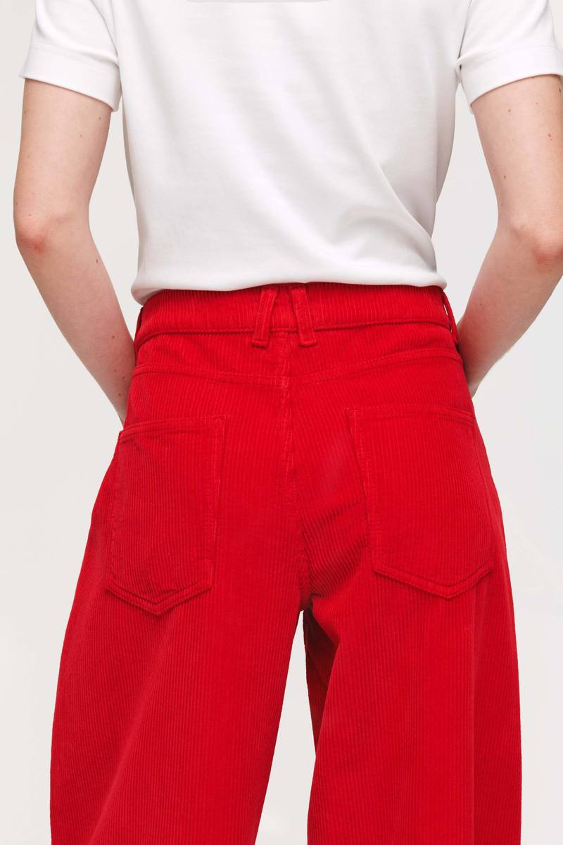 Aligne Markus Cord Barrel Leg Trouser