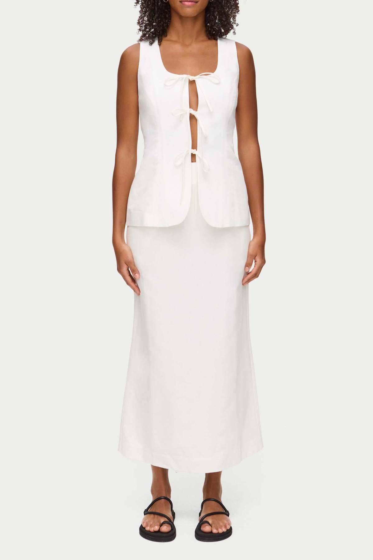 ALIGNE Mia Linen Maxi Skirt - Image 2 of 4