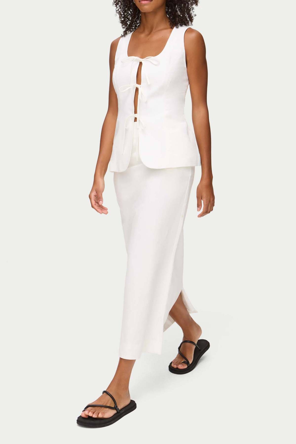 ALIGNE Mia Linen Maxi Skirt - Image 4 of 4