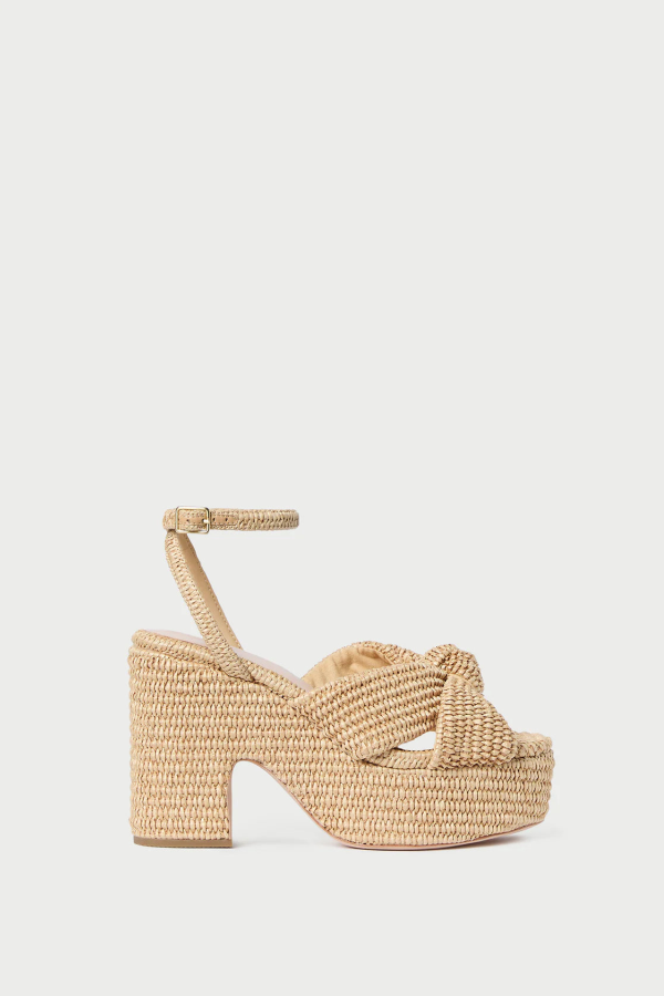 Loeffler Randall Liza Platform Sandal - Natural