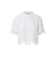 Veronica Beard Aleck Lace Button-Down Shirt - White - Thumbnail 3