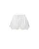 Veronica Beard Vivaldi Lace-Trim Shorts - White - Thumbnail 3