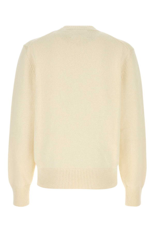 Jil Sander Ivory Cotton Sweater