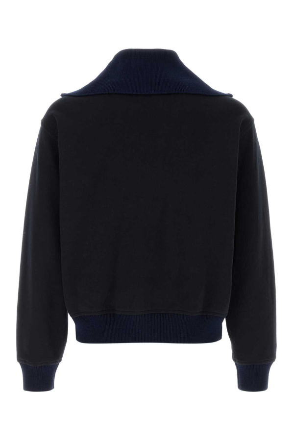 Jil Sander Cotton Sweatshirt - Navy Blue