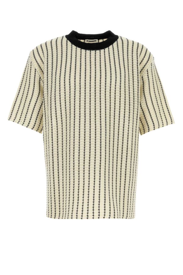 Jil Sander Embroidered Crochet T-Shirt - SALT+PEPPER