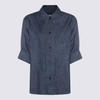 Jil Sander Blue Cotton Shirt - Thumbnail 1