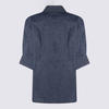 Jil Sander Blue Cotton Shirt - Thumbnail 2