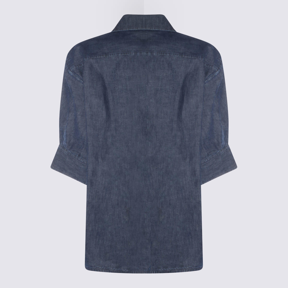 Jil Sander Blue Cotton Shirt - Image 2 of 4
