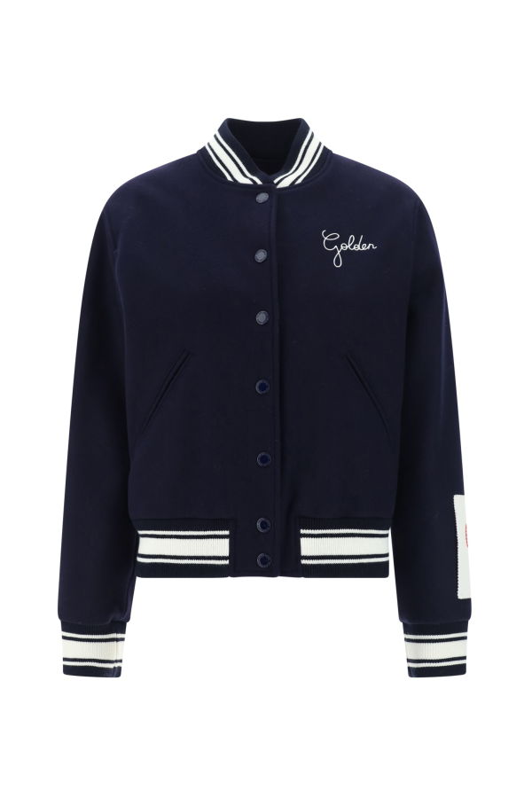 Golden Goose Bomber Jacket - Blue