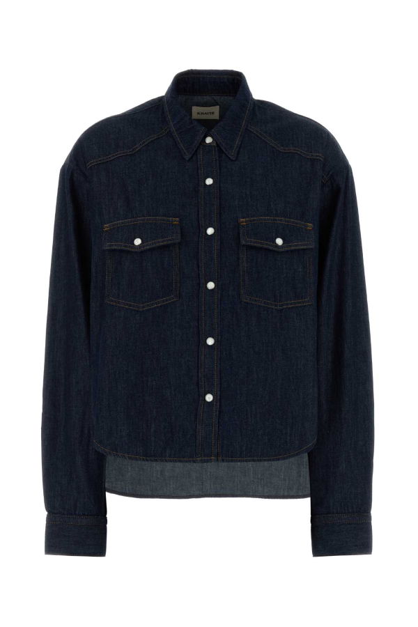 khaite Denim Grenon Shirt - Benson