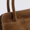 Fabiana Filippi Brown Suede Top Handle Bag - Brown - Thumbnail 4
