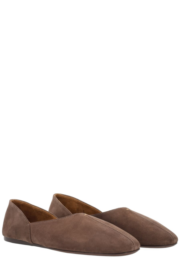 khaite Dancer Jane Flat Shoes - Brown