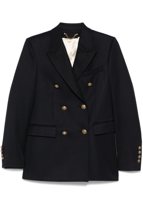 Golden Goose Double-Breasted Blazer - Navy Blue