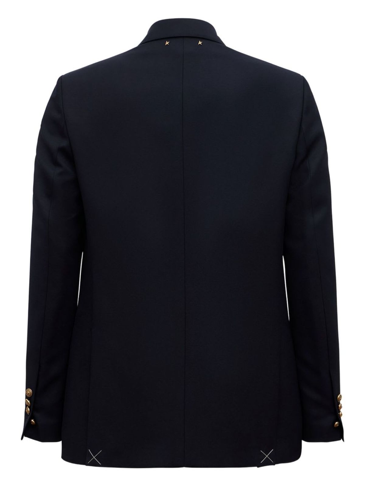 Golden Goose Double-Breasted Blazer With Gold-Tone Button - Blue - Image 2 of 3