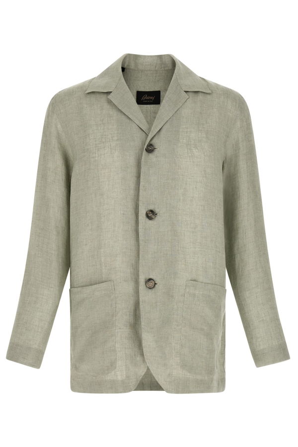 Brioni Blazer Shirt - Green