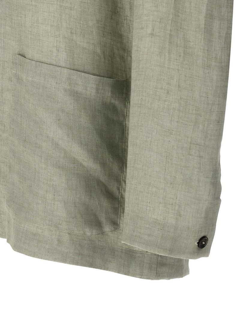 Brioni Blazer Shirt - Green