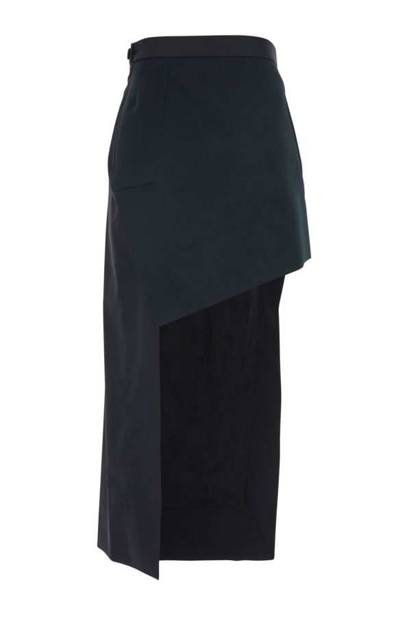 Vivienne Westwood Wool Asymmetrical Skirt - Black