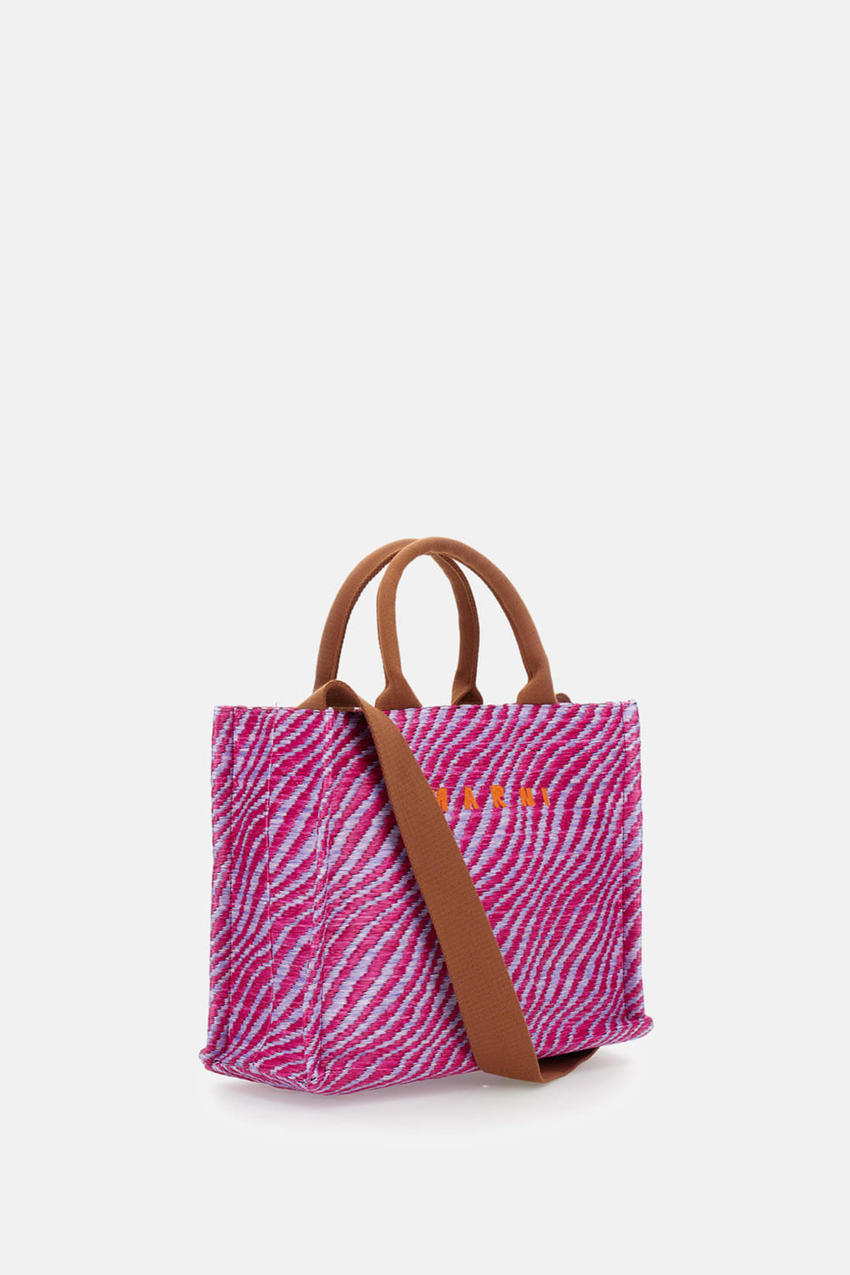 Marni Small Basket Tote Bag - Pink - Image 2 of 3