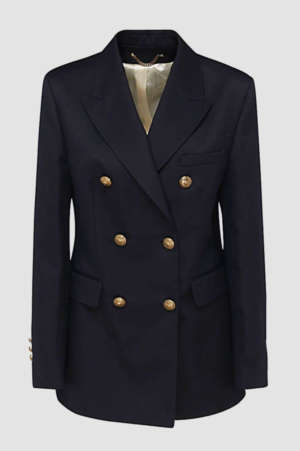 Golden Goose Viscose Blend Blazer - Blue
