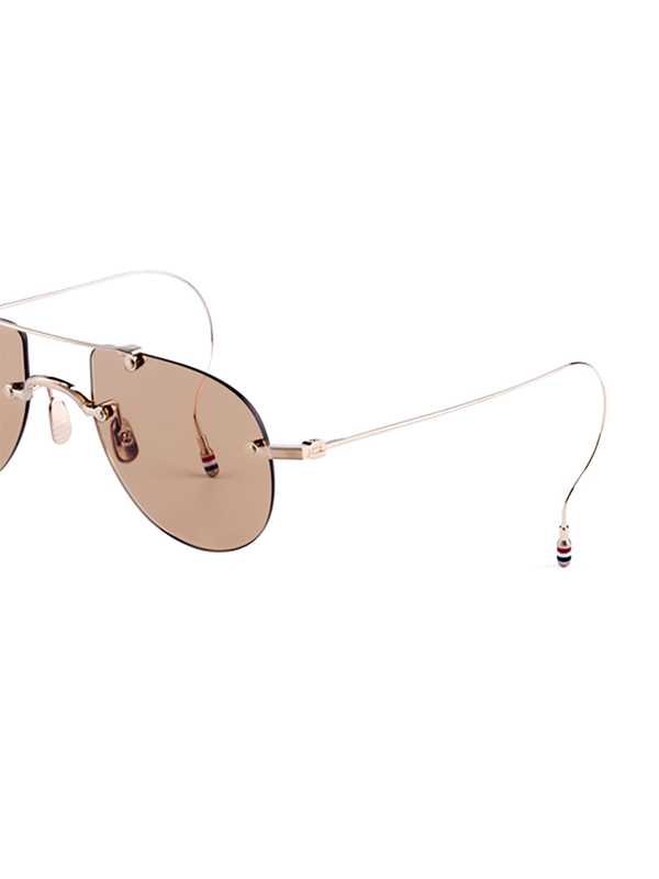 Thom Browne UES939A/G0001 Sunglasses - 12K Gold Plate