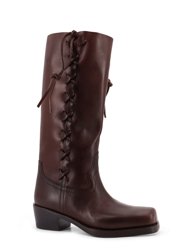 Paris Texas Roxanne Leather Boots - Cioccolato