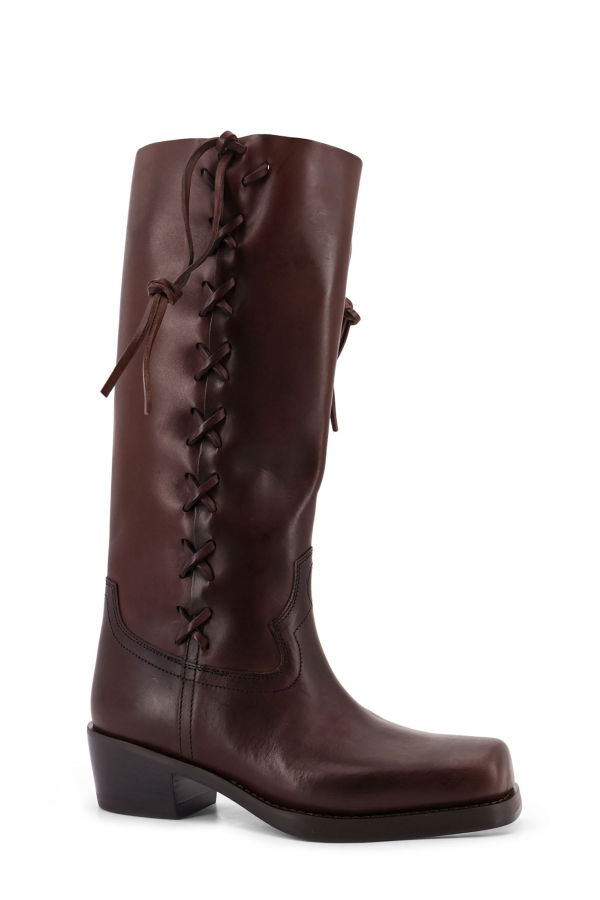 Paris Texas Roxanne Leather Boots - Cioccolato