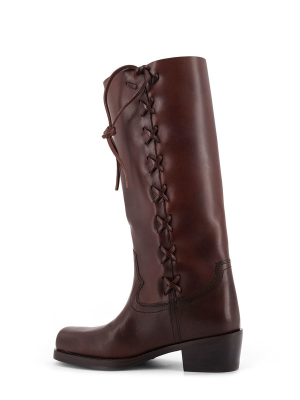 Paris Texas Roxanne Leather Boots - Cioccolato