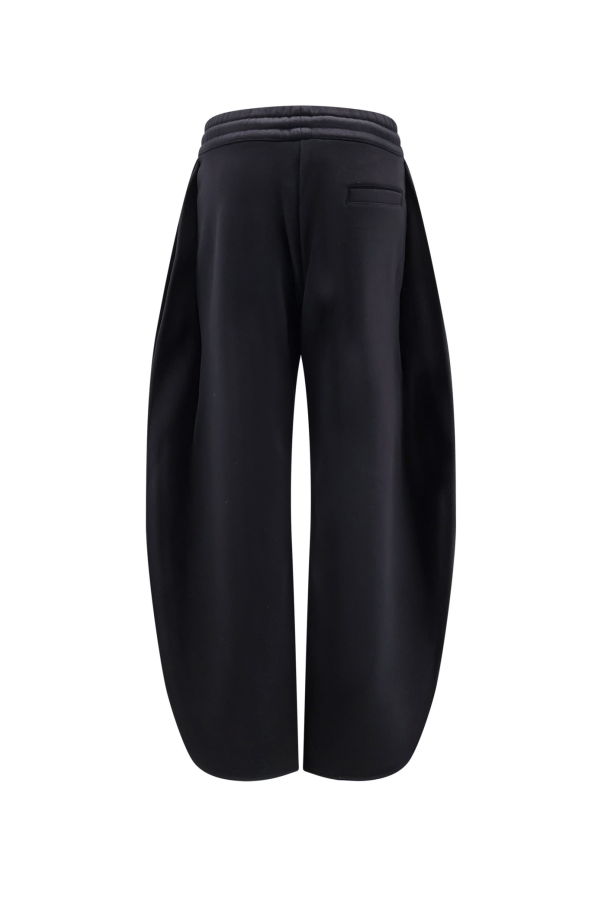 Alaia Petal Joggers Cotton Trousers - Black