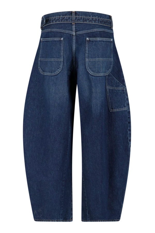 sacai Barrel Wide Jeans - Blue