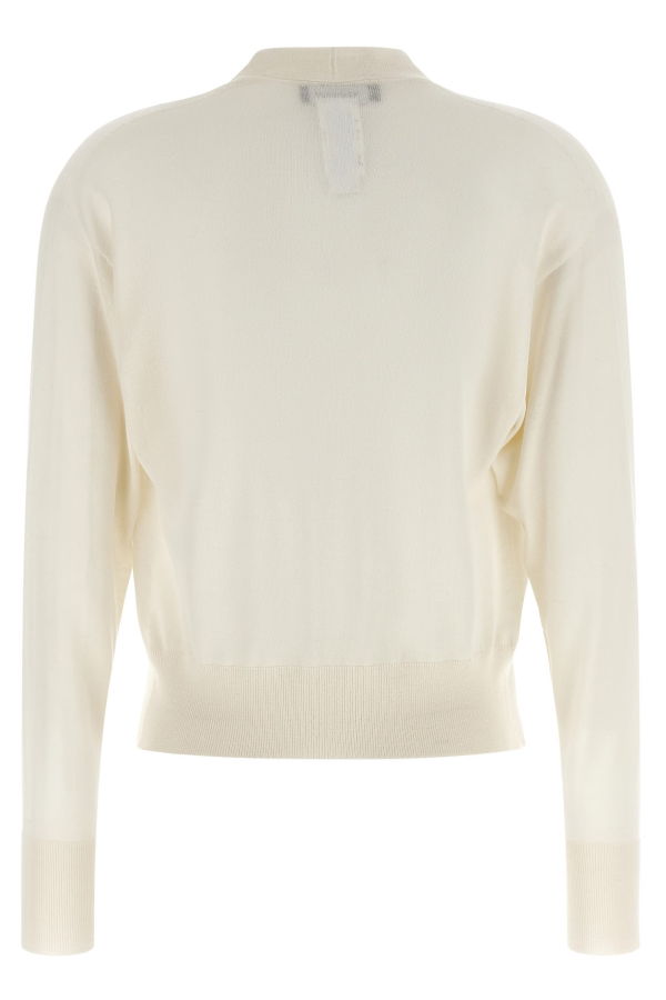Fabiana Filippi Crystal Cardigan - White