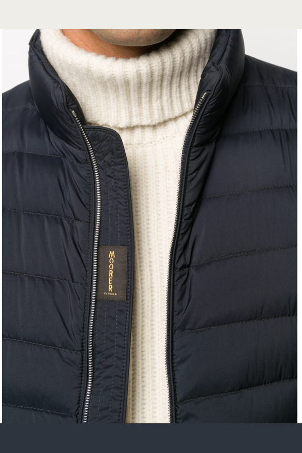 Moorer Outwear Waistcoat - Blue