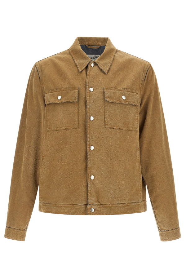 MM6 Maison Margiela Trucker Jacket - Beige