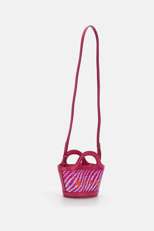 Marni Micro Tropicalia Tote Bag - Pink