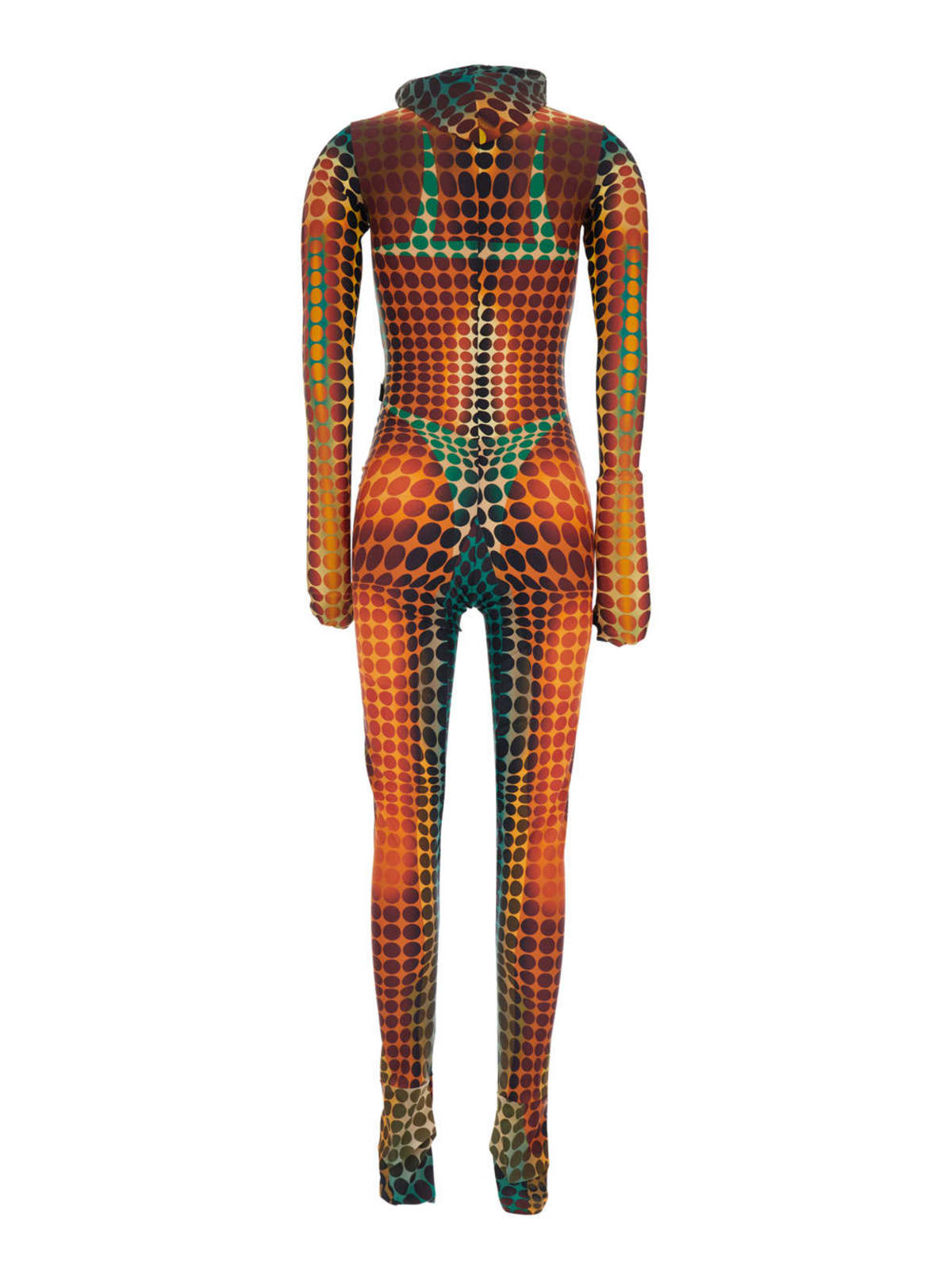 Jean Paul Gaultier One-Piece Jumpsuit With Hood and All-Over Print in Tech Fabric - Image 2 of 3