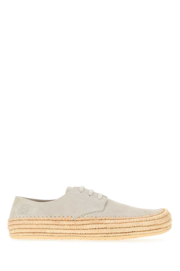 LOEWE Rio Lace-Up Shoes - Light Grey