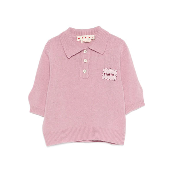 Marni Sweater Polo Shirt - Pink