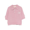Marni Sweater Polo Shirt - Pink - Thumbnail 1
