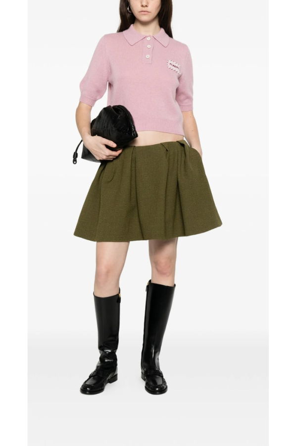 Marni Sweater Polo Shirt - Pink