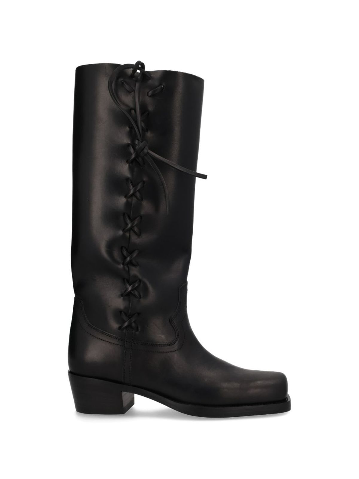 Paris Texas Roxanne Leather Boots - Black - Image 1 of 2