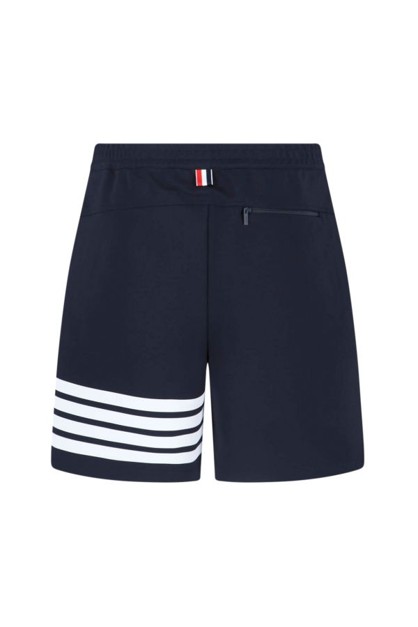 Thom Browne 4 Bar Shorts - Blue