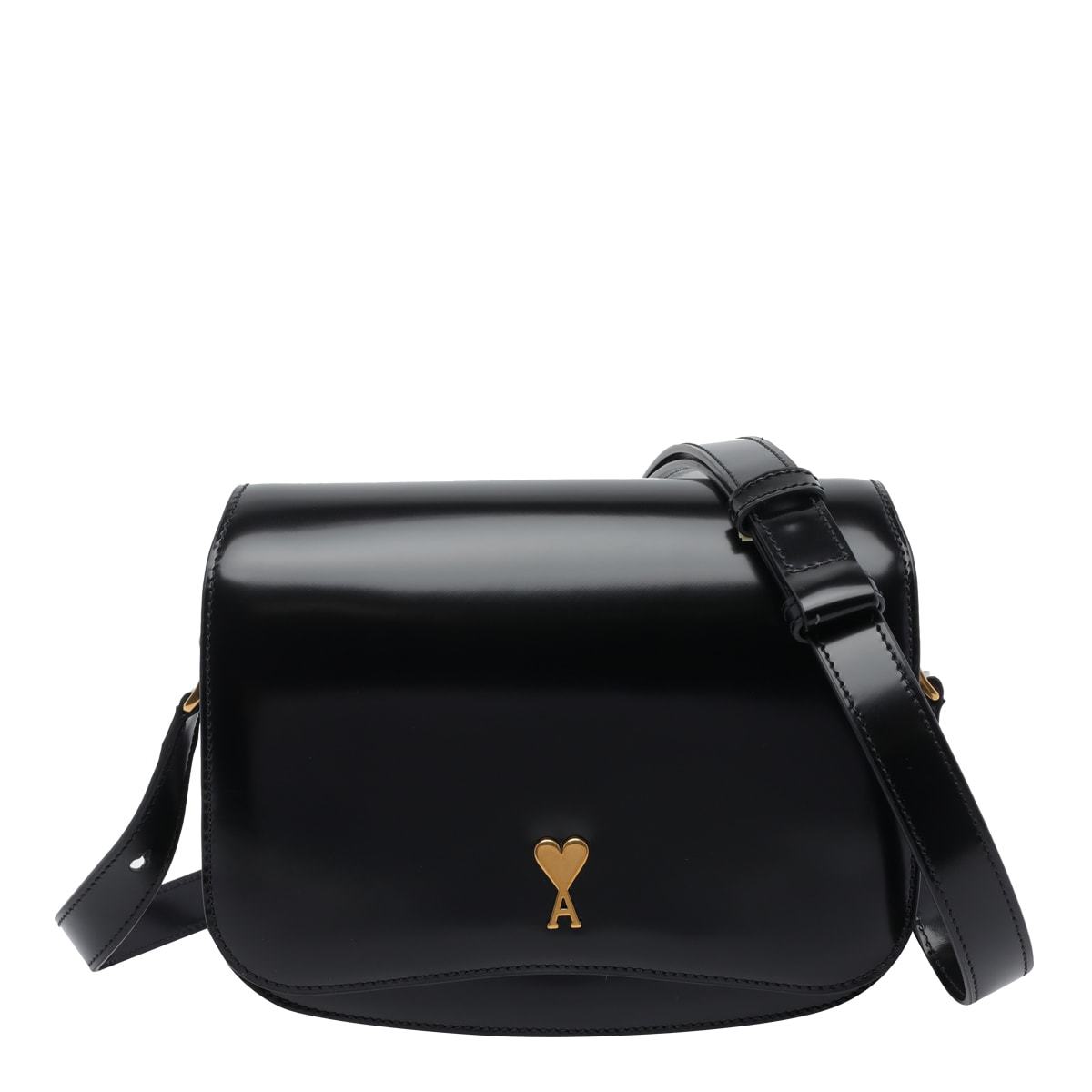 Ami Alexandre Mattiussi Paris Paris Crossbody Bag - Black - Image 1 of 4