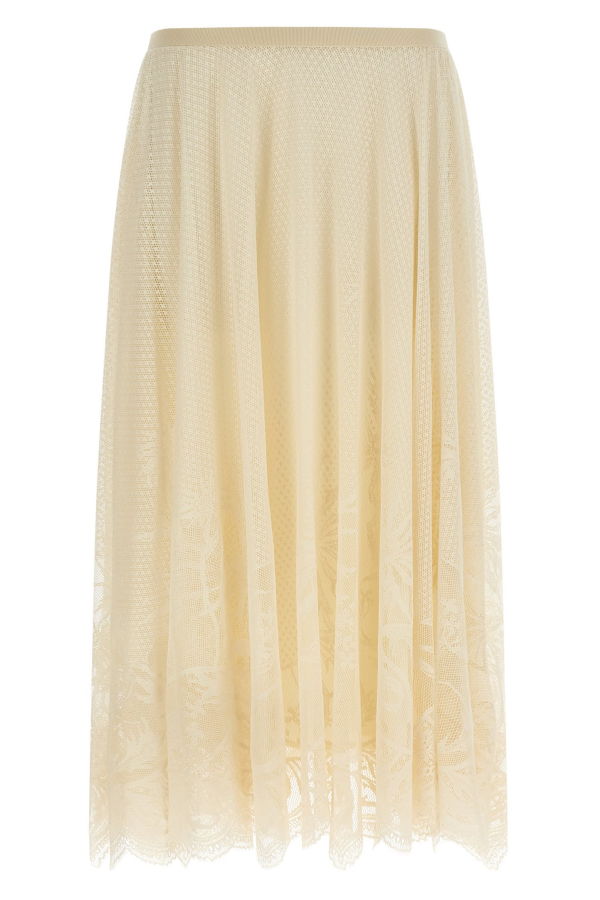 Fabiana Filippi Lace Skirt - Beige