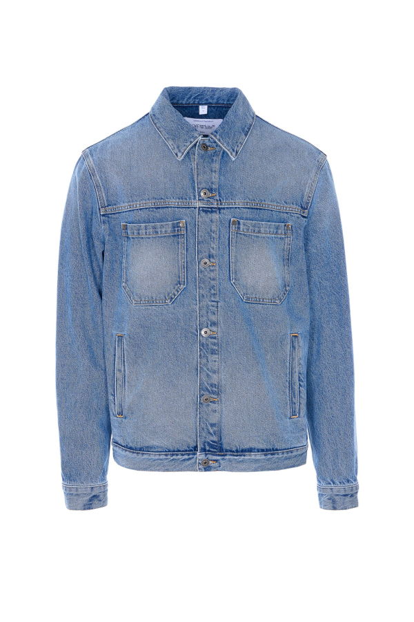 Off-White Half Arrow Skate Denim Jacket - Blue