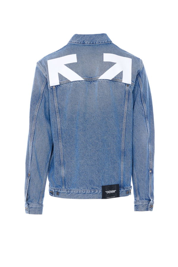 Off-White Half Arrow Skate Denim Jacket - Blue