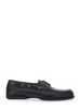 Jil Sander Ruffled Details Rounded Toe Loafers - Black - Thumbnail 1