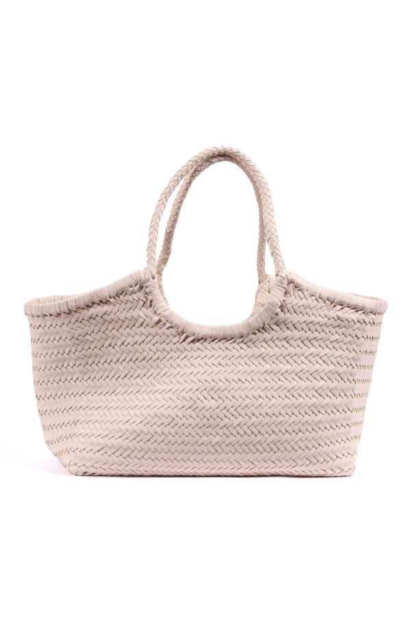 Dragon Diffusion Nantucket Basket Big Shoulder Bag - Beige