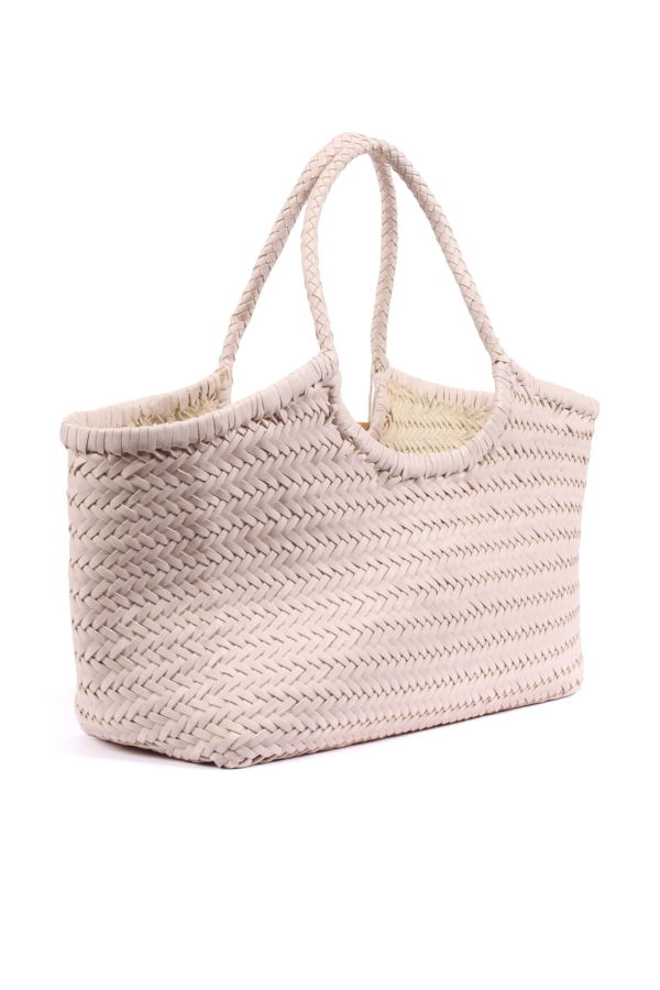 Dragon Diffusion Nantucket Basket Big Shoulder Bag - Beige